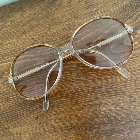 Vintage Eyeglass Frames Only RARE Oversized Tortoise Shell 1980s 54-16-140 - Picture 1 of 11